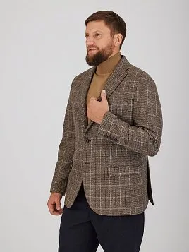 ШЕРСТЯНОЙ БЕЖЕВЫЙ МУЖСКОЙ ПИДЖАК JA26112-R