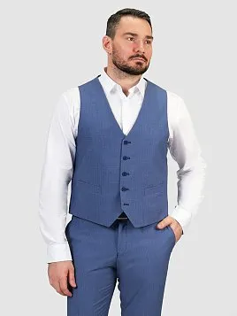 ЖИЛЕТ МУЖСКОЙ PEPLOS V25151-004 ГОЛУБОЙ