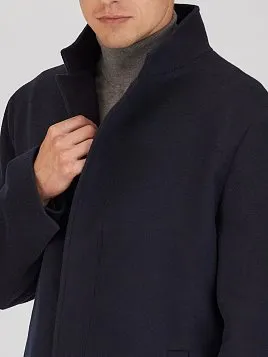 МУЖСКОЕ ПАЛЬТО OW26206-CT ТЕМНО-СИНЕЕ