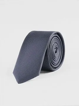 ГАЛСТУК МУЖСКОЙ PEPLOS ТЕМНО-СИНИЙ. МИКРОДИЗАЙН (250/38)