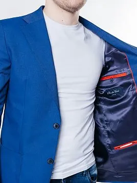 ПИДЖАК МУЖСКОЙ CLAUDIO VERDI CJ1802 СИНИЙ