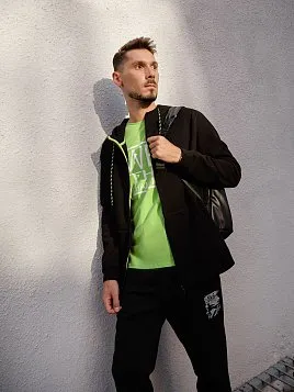 БРЮКИ МУЖСКИЕ PEPLOS SP21008 ЧЕРНЫЙ