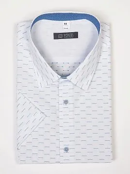 СОРОЧКА МУЖСКАЯ PEPLOS SH20002-К-SL БЕЛЫЙ