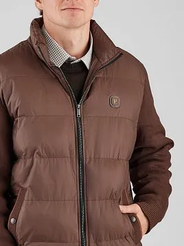 УКОРОЧЕННАЯ КУРТКА OW26108-JA КОРИЧНЕВАЯ