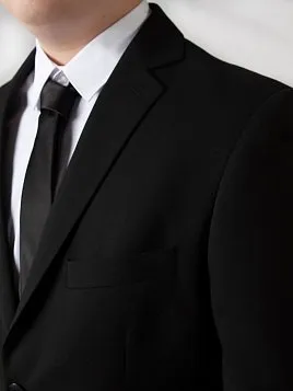 КОСТЮМ ПОДРОСТКОВЫЙ PEPLOS SU20T003 ЧЕРНЫЙ