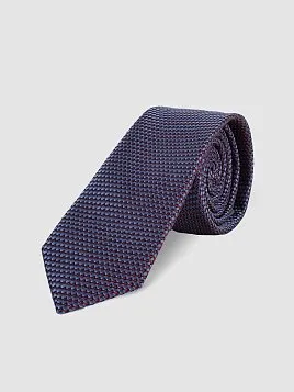 ГАЛСТУК МУЖСКОЙ PEPLOS ТЕМНО-СИНИЙ. МИКРОДИЗАЙН (250/157485-3)