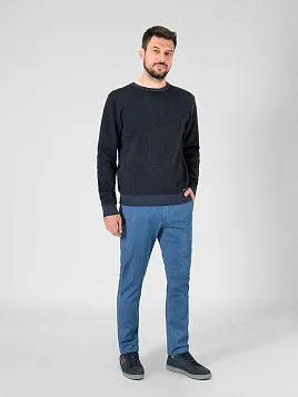ДЖЕМПЕР МУЖСКОЙ PEPLOS KN24J017 ТЕМНО-СИНИЙ