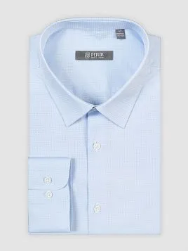 СОРОЧКА МУЖСКАЯ PEPLOS SH23061-SL ГОЛУБОЙ