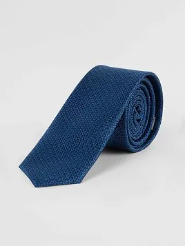 ГАЛСТУК МУЖСКОЙ PEPLOS ТЕМНО-СИНИЙ. МИКРОДИЗАЙН (250/156300-4)