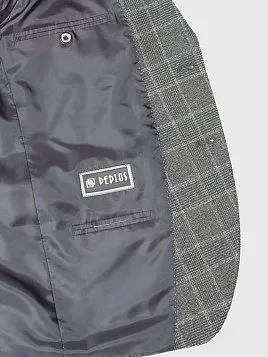 ПИДЖАК МУЖСКОЙ PEPLOS JA22021-SL ТЕМНО-СЕРЫЙ