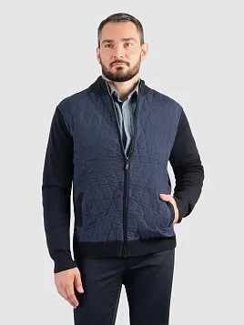 КАРДИГАН МУЖСКОЙ PEPLOS KN25C011 ТЕМНО-СИНИЙ