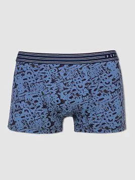 ТРУСЫ БОКСЕРЫ МУЖСКИЕ PEPLOS UW21002-BX СИНИЙ