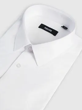 СОРОЧКА МУЖСКАЯ PEPLOS SH25003-R БЕЛЫЙ
