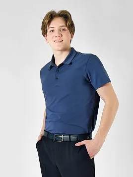 РУБАШКА-ПОЛО МУЖСКАЯ PEPLOS TS23011-Р СИНИЙ