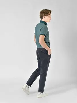 РУБАШКА-ПОЛО МУЖСКАЯ PEPLOS TS23007-Р ЗЕЛЕНЫЙ