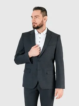 КОСТЮМ МУЖСКОЙ PEPLOS SU24009-R ТЕМНО-СЕРЫЙ