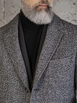 МУЖСКОЕ ПАЛЬТО OW26209-CT ТЕМНО-СЕРОЕ