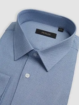 МУЖСКАЯ СОРОЧКА SH26072-R СИНЯЯ