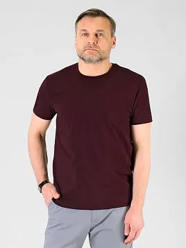 ФУТБОЛКА МУЖСКАЯ PEPLOS TS23109-R БОРДОВЫЙ