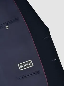 КОСТЮМ МУЖСКОЙ PEPLOS SU24003-SL ТЕМНО-СИНИЙ