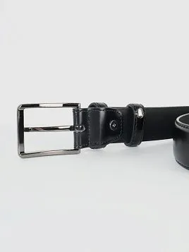 РЕМЕНЬ ПОЯСНОЙ МУЖСКОЙ PEPLOS BELT-24-C12-6 ЧЁРНЫЙ