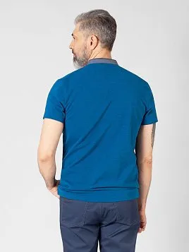 РУБАШКА-ПОЛО МУЖСКАЯ PEPLOS TS22010-P СИНИЙ
