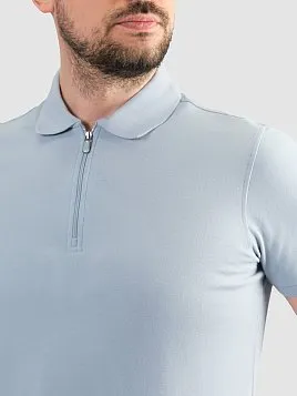 РУБАШКА-ПОЛО МУЖСКАЯ PEPLOS TSP25015-R ГОЛУБОЙ