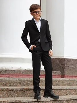 КОСТЮМ ДЛЯ МАЛЬЧИКА PEPLOS SU25B101-SL ЧЁРНЫЙ