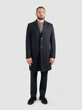 ПАЛЬТО МУЖСКОЕ PEPLOS OW2506-CT ТЕМНО-СИНИЙ