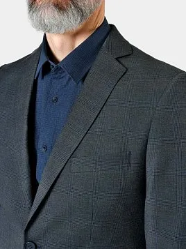КОСТЮМ МУЖСКОЙ PEPLOS SU24009-SL ТЕМНО-СЕРЫЙ