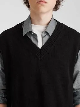 ЖИЛЕТ ПОДРОСТКОВЫЙ PEPLOS JKN25V003 ЧЁРНЫЙ