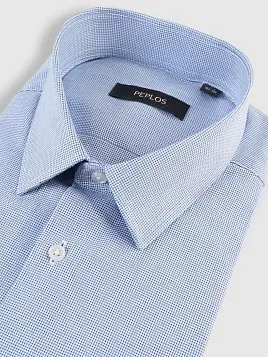 СОРОЧКА МУЖСКАЯ PEPLOS SH25133-C СИНИЙ