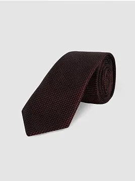 ГАЛСТУК МУЖСКОЙ PEPLOS БОРДОВЫЙ. МИКРОДИЗАЙН (250/157526-4)