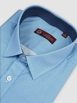 СОРОЧКА МУЖСКАЯ MAJESTIC LEGATE SH22095-R БИРЮЗОВЫЙ