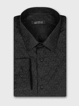 СОРОЧКА МУЖСКАЯ PEPLOS SH21162-SL СЕРЫЙ