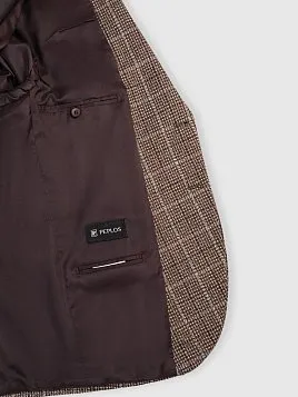 ШЕРСТЯНОЙ БЕЖЕВЫЙ МУЖСКОЙ ПИДЖАК JA26112-SL