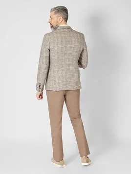 ПИДЖАК МУЖСКОЙ PEPLOS JA22063-SL КОРИЧНЕВЫЙ