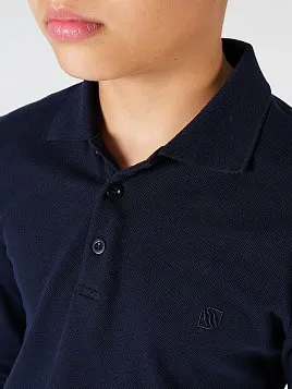 РУБАШКА-ПОЛО ДЛЯ МАЛЬЧИКА С ДЛИННЫМ РУКАВОМ PEPLOS TS23J25-P ТЕМНО-СИНИЙ