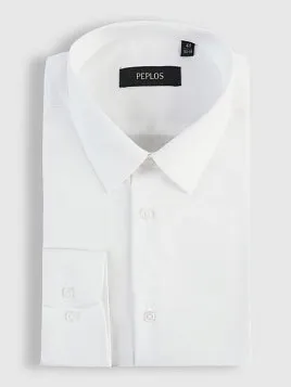 СОРОЧКА МУЖСКАЯ PEPLOS SH25009-SL БЕЛЫЙ