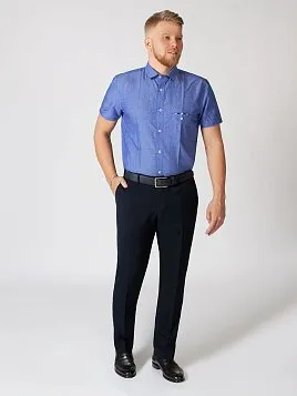 БРЮКИ МУЖСКИЕ PEPLOS TR21002-201 ТЕМНО-СИНИЙ