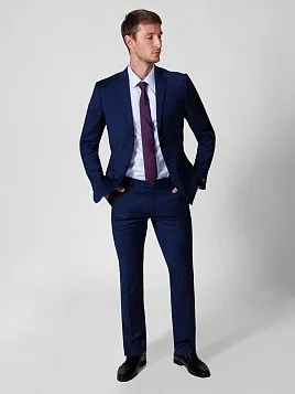 КОСТЮМ МУЖСКОЙ MAJESTIC LEGATE SU20907-SL ТЕМНО-СИНИЙ