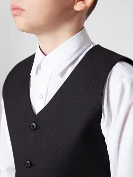 ЖИЛЕТ ДЛЯ МАЛЬЧИКА PEPLOS V20B033 ЧЕРНЫЙ