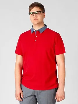 РУБАШКА-ПОЛО МУЖСКАЯ PEPLOS TS19006-P КРАСНЫЙ