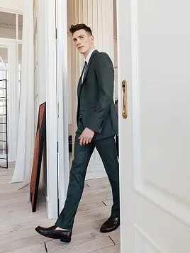 КОСТЮМ МУЖСКОЙ PEPLOS SU24139-SL ЗЕЛЕНЫЙ