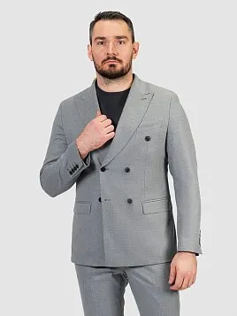 КОСТЮМ МУЖСКОЙ PEPLOS SU25128-R СВЕТЛО-СЕРЫЙ