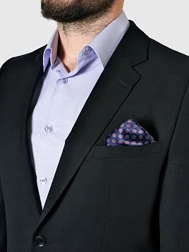 КОСТЮМ МУЖСКОЙ PEPLOS SU24905-R ЧЁРНЫЙ