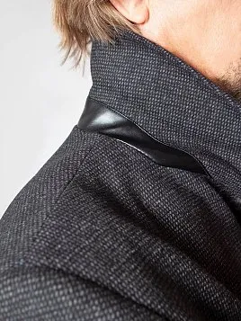 ПАЛЬТО МУЖСКОЕ PEPLOS OW2207-CT СЕРЫЙ