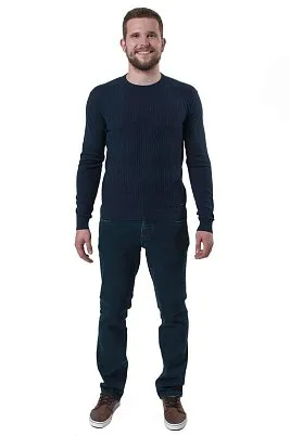 ДЖЕМПЕР МУЖСКОЙ PEPLOS KN19J031 ТЕМНО-СИНИЙ