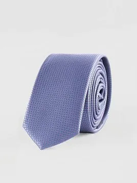 ГАЛСТУК МУЖСКОЙ PEPLOS СИНИЙ. МИКРОДИЗАЙН (250/280)