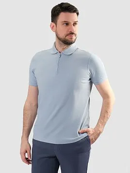 РУБАШКА-ПОЛО МУЖСКАЯ PEPLOS TSP25015-R ГОЛУБОЙ
